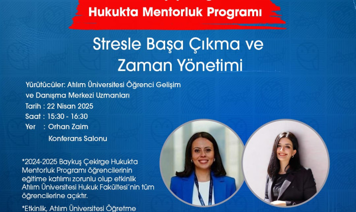 2024-2025 Baykuş Çekirge Hukukta Mentorluk Programı Semineri